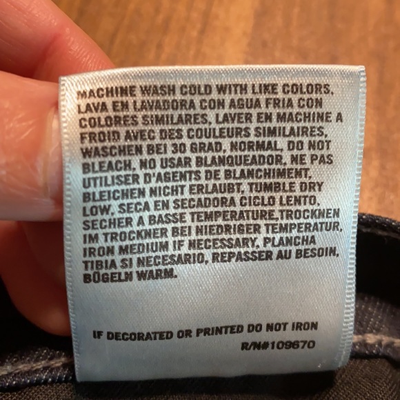 Citizens Of Humanity Dark Denim Hutton Medium Rise Wide Leg Jeans - Picture 15 of 15